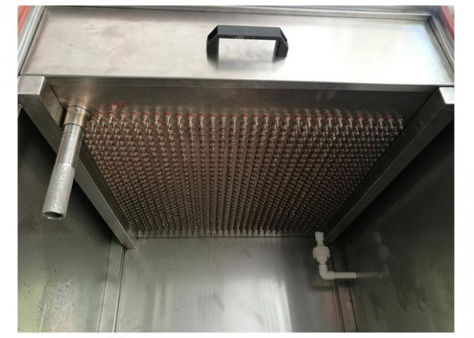IPX1/κάθετη περιοχή 600 X 600mm σταλαγματιάς αιθουσών δοκιμής βροχής σταλαγματιάς IPX2 εξοπλισμός 0 δοκιμής IEC